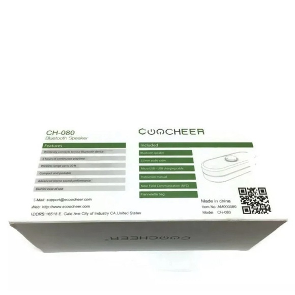 Coocheer Wireless Bluetooth Speaker For Portable Cellphone Speaker HD Sound Bass - Picture 8 of 9